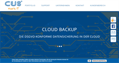 Desktop Screenshot of cus-it.net