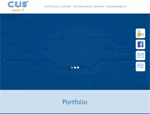 Tablet Screenshot of cus-it.net